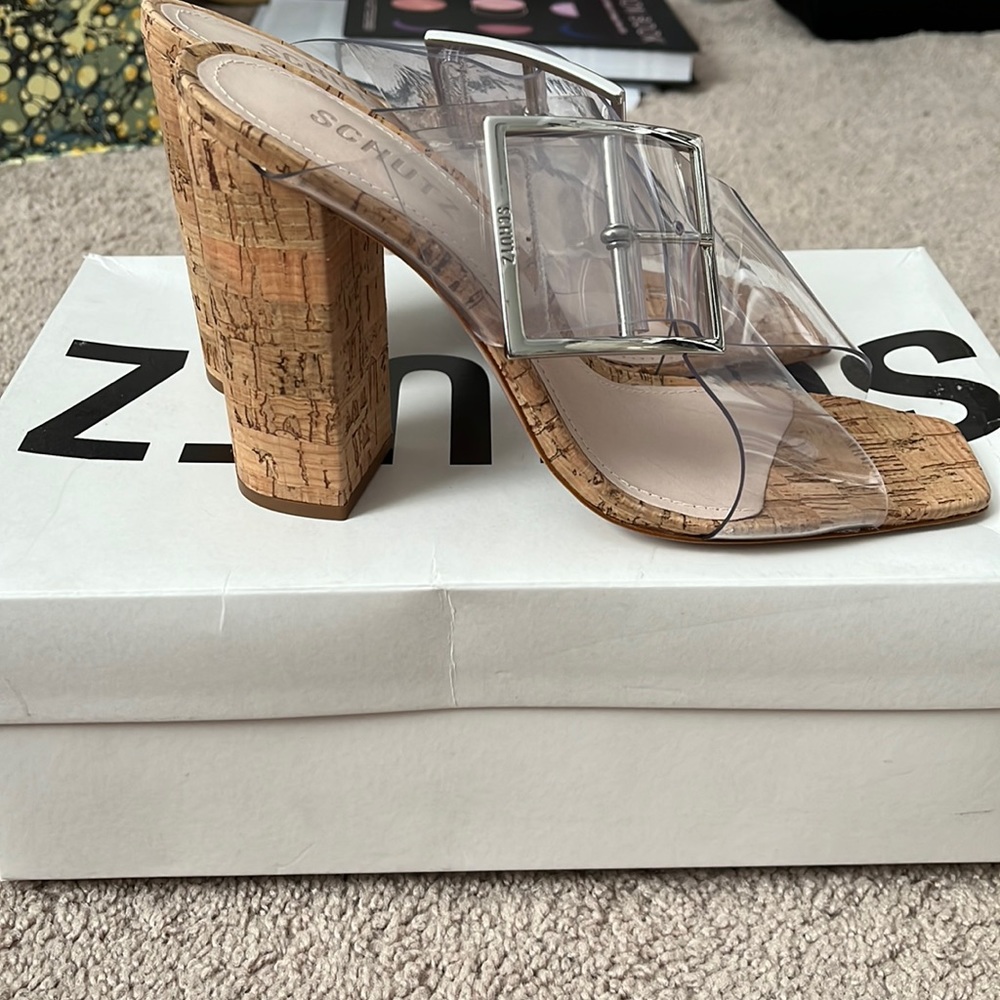Schutz cork sandals nwt